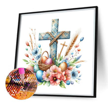 Load image into Gallery viewer, Diamond Painting - Full Square - easter cross (30*30CM)
