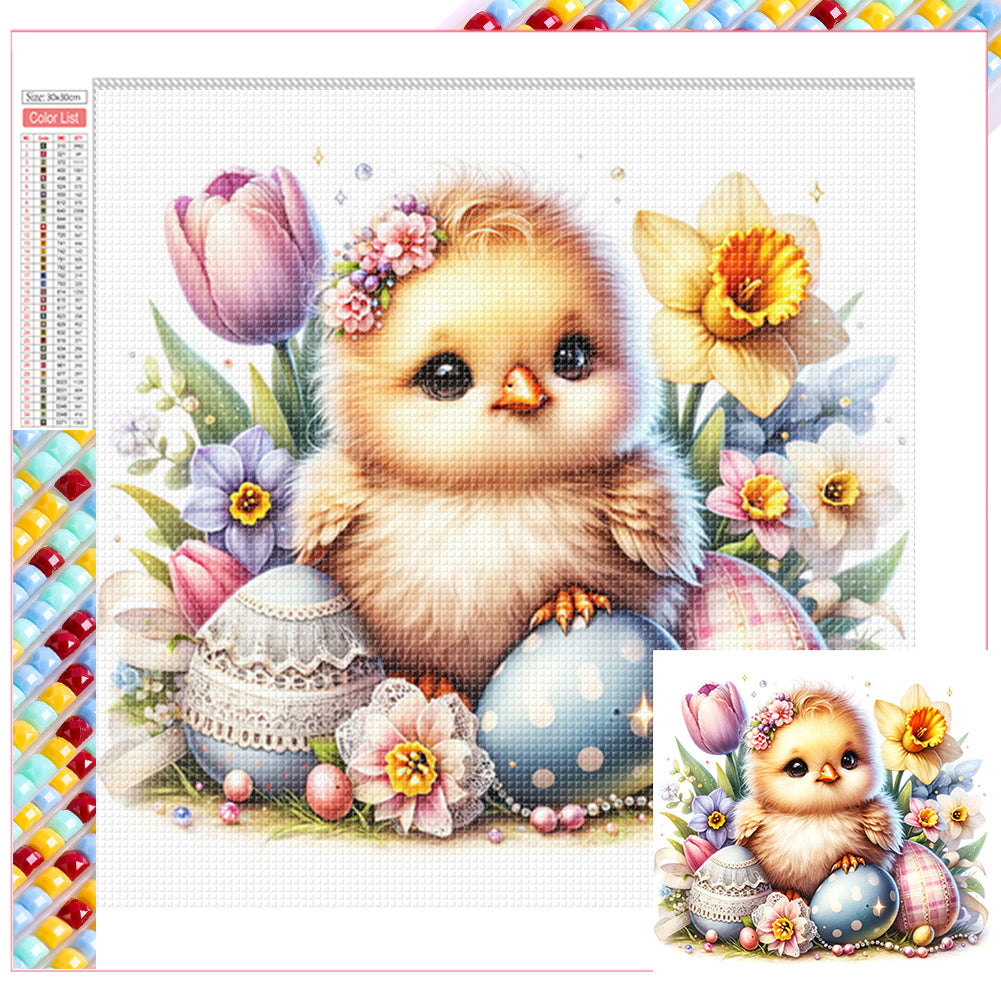 Diamond Painting - Full Square - easter chick (30*30CM)