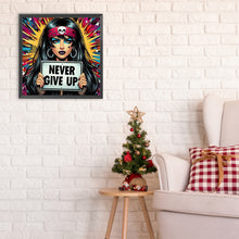 Load image into Gallery viewer, Diamond Painting - Full Round - dark girl (30*30CM)
