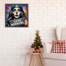 Load image into Gallery viewer, Diamond Painting - Full Round - dark girl (30*30CM)
