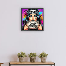 Load image into Gallery viewer, Diamond Painting - Full Round - dark girl (30*30CM)
