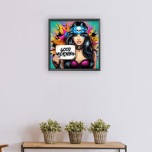 Load image into Gallery viewer, Diamond Painting - Full Round - dark girl (30*30CM)
