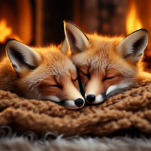 Load image into Gallery viewer, Diamond Painting - Full Round - fox (30*30CM)
