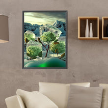 Load image into Gallery viewer, Diamond Painting - Full Round - frozen green rose (30*40CM)
