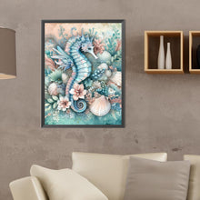Load image into Gallery viewer, Diamond Painting - Full Round - flowers seahorse (30*40CM)
