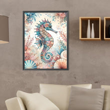 Load image into Gallery viewer, Diamond Painting - Full Round - flowers seahorse (30*40CM)
