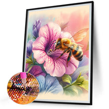 Load image into Gallery viewer, Diamond Painting - Full Round - flower bee (30*40CM)
