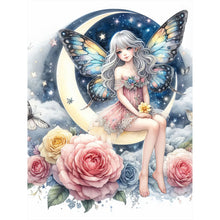 Load image into Gallery viewer, Diamond Painting - Full Round - moon fairy (30*40CM)
