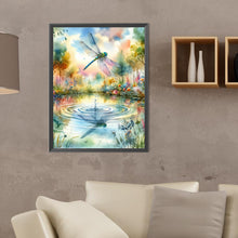 Load image into Gallery viewer, Diamond Painting - Full Round - romantic dragonfly (30*40CM)
