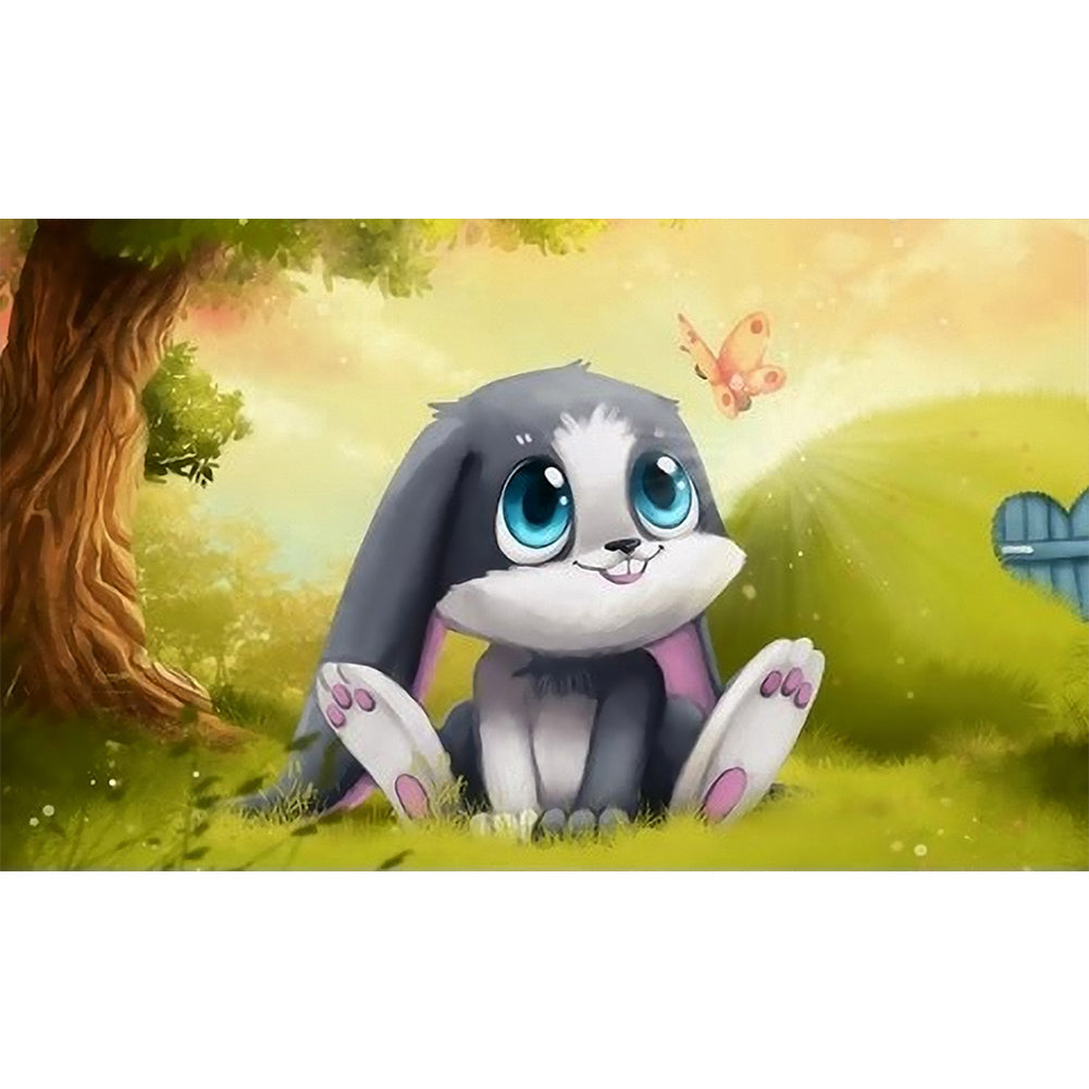 Diamond Painting - Full Round - rabbit (50*30CM)