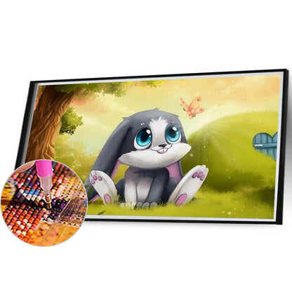 Diamond Painting - Full Round - rabbit (50*30CM)