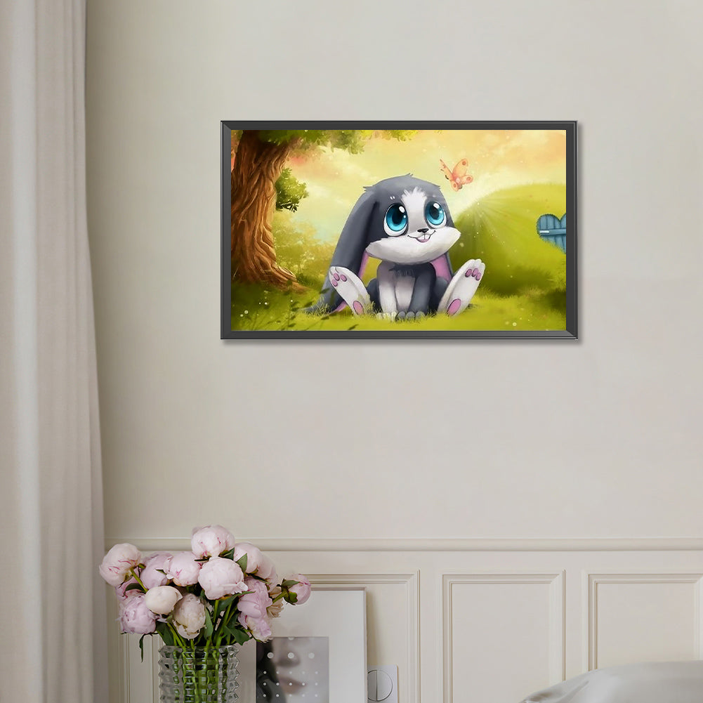 Diamond Painting - Full Round - rabbit (50*30CM)