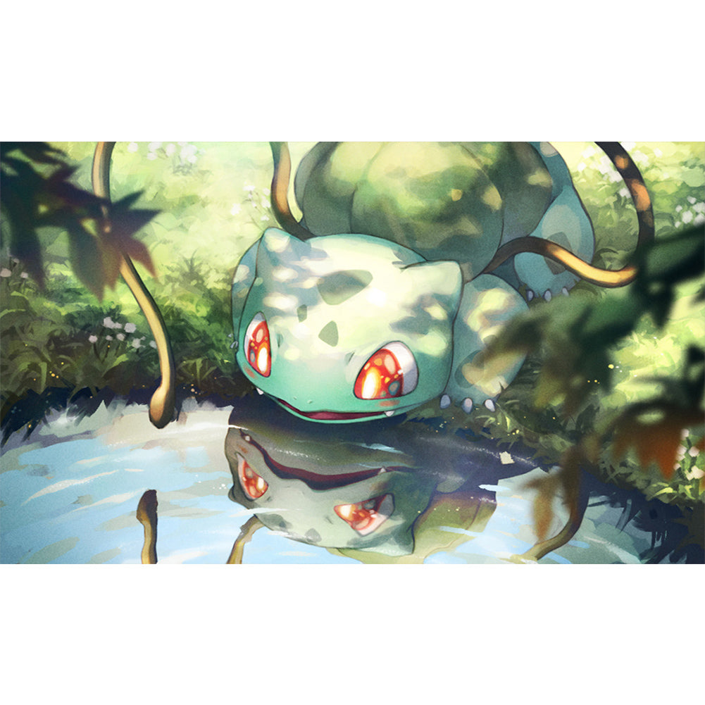 Diamond Painting - Full Round - Bulbasaur (50*30CM)