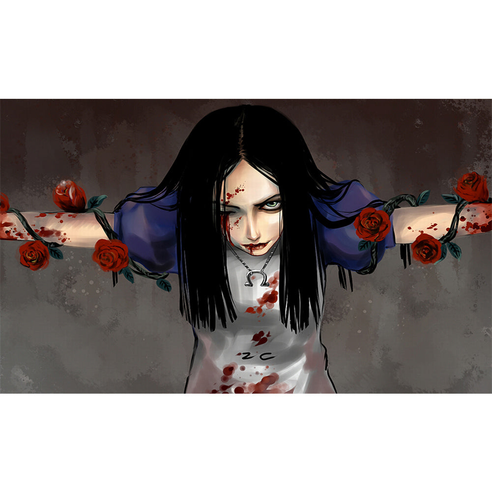 Diamond Painting - Full Round - Alice: Madness Returns (50*30CM)
