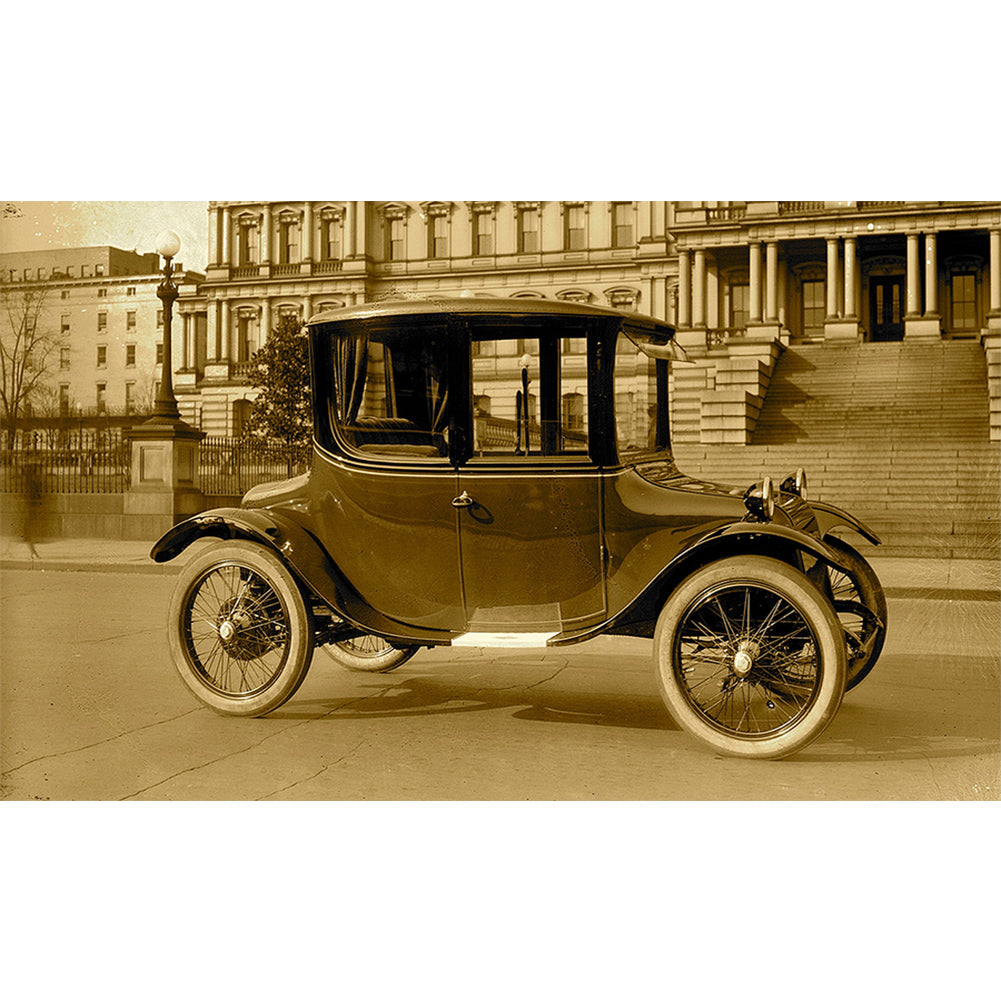 Diamond Painting - Full Round - ancient locomotive (50*30CM)