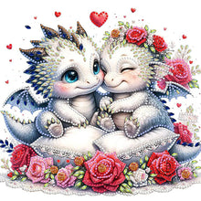 Load image into Gallery viewer, Diamond Painting - Partial Special Shaped - love unicorn (30*30CM)
