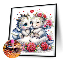 Load image into Gallery viewer, Diamond Painting - Partial Special Shaped - love unicorn (30*30CM)

