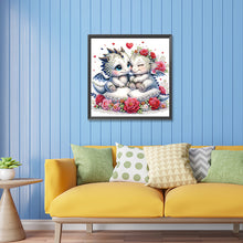 Load image into Gallery viewer, Diamond Painting - Partial Special Shaped - love unicorn (30*30CM)
