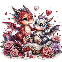 Load image into Gallery viewer, Diamond Painting - Partial Special Shaped - love unicorn (30*30CM)
