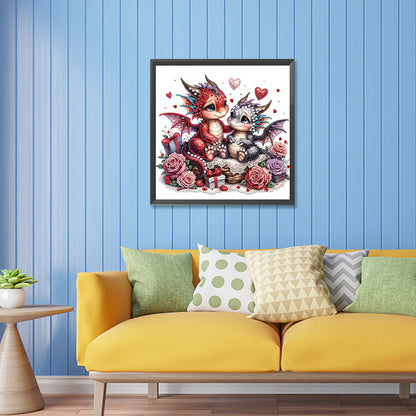 Diamond Painting - Partial Special Shaped - love unicorn (30*30CM)