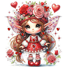 Load image into Gallery viewer, Diamond Painting - Partial Special Shaped - rose elf (30*30CM)
