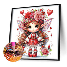 Load image into Gallery viewer, Diamond Painting - Partial Special Shaped - rose elf (30*30CM)
