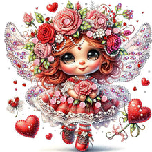 Load image into Gallery viewer, Diamond Painting - Partial Special Shaped - rose elf (30*30CM)
