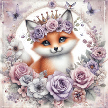 Load image into Gallery viewer, Diamond Painting - Full Round - rose fox (30*30CM)
