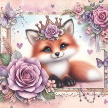 Load image into Gallery viewer, Diamond Painting - Full Round - rose fox (30*30CM)
