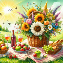 Load image into Gallery viewer, Diamond Painting - Full Round - Spring outdoor flowers and fruits (30*30CM)
