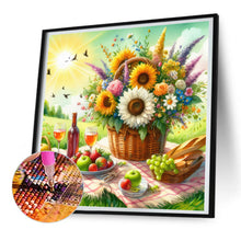 Load image into Gallery viewer, Diamond Painting - Full Round - Spring outdoor flowers and fruits (30*30CM)
