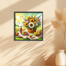 Load image into Gallery viewer, Diamond Painting - Full Round - Spring outdoor flowers and fruits (30*30CM)
