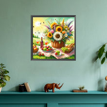 Load image into Gallery viewer, Diamond Painting - Full Round - Spring outdoor flowers and fruits (30*30CM)
