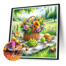 Load image into Gallery viewer, Diamond Painting - Full Round - Spring outdoor flowers and fruits (30*30CM)

