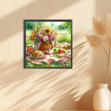 Load image into Gallery viewer, Diamond Painting - Full Round - Spring outdoor flowers and fruits (30*30CM)
