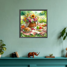 Load image into Gallery viewer, Diamond Painting - Full Round - Spring outdoor flowers and fruits (30*30CM)
