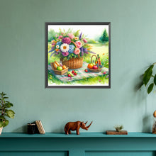 Load image into Gallery viewer, Diamond Painting - Full Round - Spring outdoor flowers and fruits (30*30CM)
