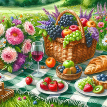 Load image into Gallery viewer, Diamond Painting - Full Round - Spring outdoor flowers and fruits (30*30CM)
