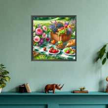 Load image into Gallery viewer, Diamond Painting - Full Round - Spring outdoor flowers and fruits (30*30CM)
