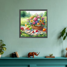 Load image into Gallery viewer, Diamond Painting - Full Round - Spring outdoor flowers and fruits (30*30CM)
