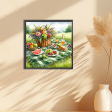 Load image into Gallery viewer, Diamond Painting - Full Round - Spring outdoor flowers and fruits (30*30CM)
