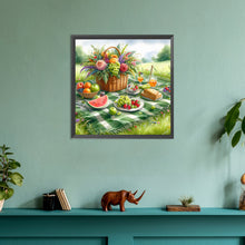 Load image into Gallery viewer, Diamond Painting - Full Round - Spring outdoor flowers and fruits (30*30CM)
