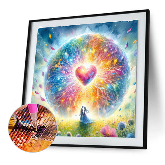 Diamond Painting - Full Round - Beautiful love (30*30CM)