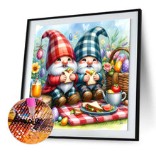 Load image into Gallery viewer, Diamond Painting - Full Round - Picnic Gnome (30*30CM)
