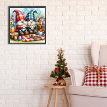 Load image into Gallery viewer, Diamond Painting - Full Round - Picnic Gnome (30*30CM)
