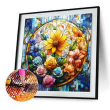 Load image into Gallery viewer, Diamond Painting - Full Round - glass art flower (30*30CM)
