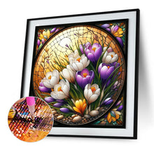 Load image into Gallery viewer, Diamond Painting - Full Round - glass art magnolia (30*30CM)
