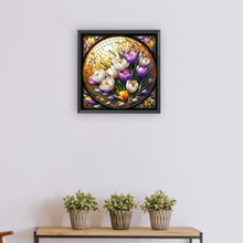 Load image into Gallery viewer, Diamond Painting - Full Round - glass art magnolia (30*30CM)
