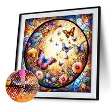 Load image into Gallery viewer, Diamond Painting - Full Round - Glass Art Butterfly Bush (30*30CM)
