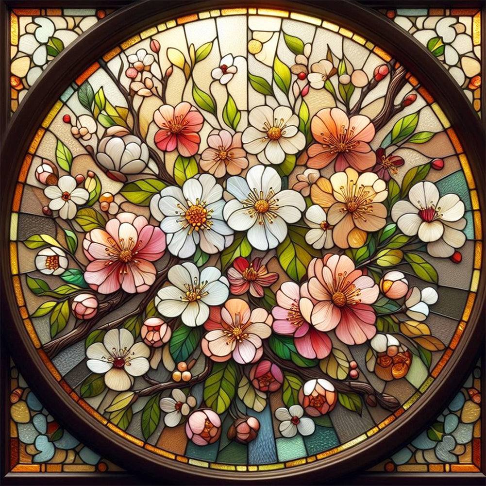 Diamond Painting - Full Round - glass art (30*30CM)